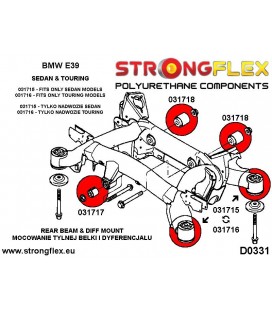 036233A: Full suspension bush kit E39 Sedan SPORT