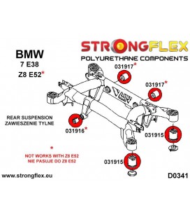 031916A: Rear diff mount - front bush SPORT