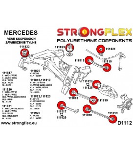 116240A: Full suspension bush kit SPORT