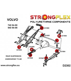 231952A: Rear panhard rod – to body bush SPORT