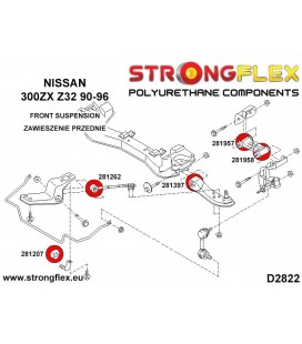 281957A: Front upper arm - upper bush SPORT