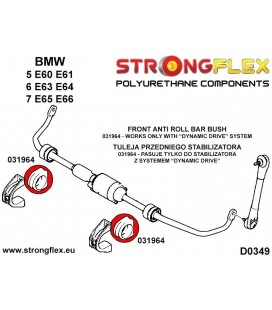 031964A: Anti roll bar bush SPORT