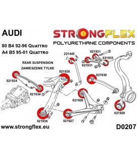 026215B: Rear subframe bush kit