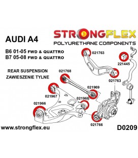 026237B: Rear suspension bush kit