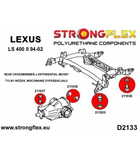 216250A: Full suspension bush kit SPORT