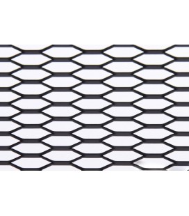 ALUMINIUM MESH GRILL HONEY COMB BLACK 120 20cm