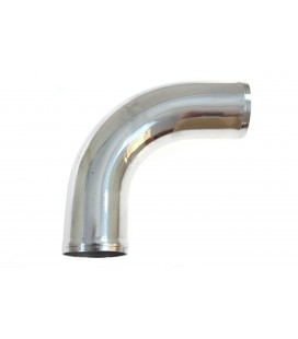 Aluminium pipe 90deg 70mm 30cm