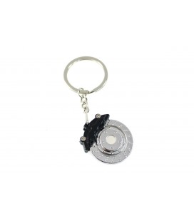 Big Brake Disc Keychain Black