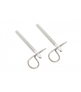 Bonnet shackle Hair Pin Silver