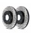 Brake disc drilled and slotted REAR RIGHT - 127.37031R
