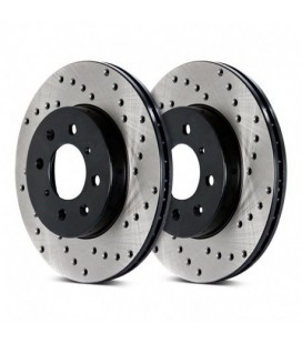 Brake disc drilled FRONT LEFT - 128.33023L