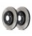 Brake disc slotted REAR LEFT - 126.33102SL