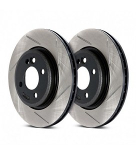 Brake disc slotted REAR LEFT - 126.66044SL