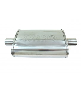 Center Muffler 63,5mm TurboWorks LT 304SS