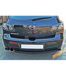 Central Rear Splitter Mazda 3 MPS MK1 Preface (Without Vertical Bars)