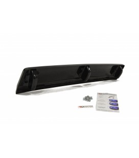 Central Rear Splitter VW Golf 7 R (With Vertical Bars)