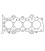 Cometic Variklio galvos tarpinė Honda Civic D17A SOHC 76MM 0,03 MLS"