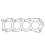 Cometic Head Gasket Left Toyota Lexus 1UZ-FE bez VVTI 92,5MM 0,066" MLS