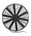 Cooling fan SPAL 405MM SLIM pusher