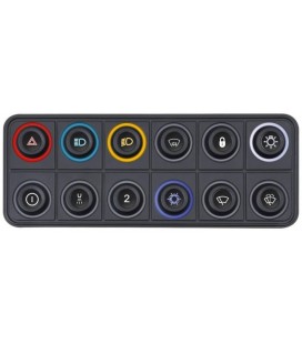 Ecumaster CAN BUS KEYBOARD - 12 pos RGB