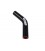 Silikoninė alkūnė 45 laipsnių TW Pro juoda 18mm