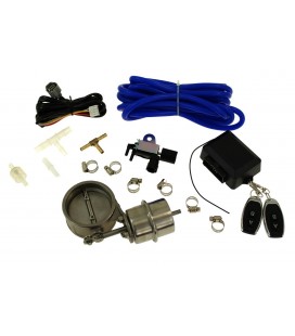 Exhaust Cutout Set Pneumatic 60mm Vacuum Closed