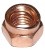 Exhaust Nut Copper Plated 4600 M8X13