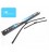 Front set dedicated silicon wiperblades Chevrolet Trax Hyundai ix20 KIA Venga Opel Mokka