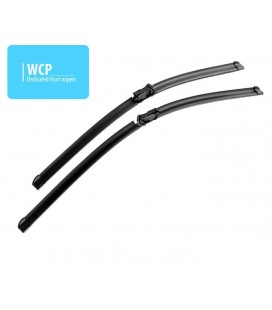 Front set dedicated silicon wiperblades Opel Meriva B