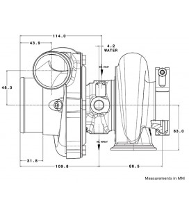 Garrett GTX2860R GEN II Turbina