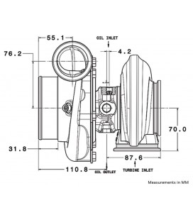 Garrett GTX3582R GEN II Reverse Rotation Turbocharger