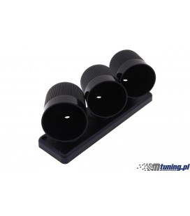 Gauges adapter Radar Cup 3x52mm Black