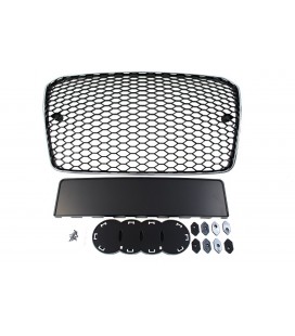 GRILLE AUDI A5 8T RS-STYLE CHROME-BLACK (13-16)