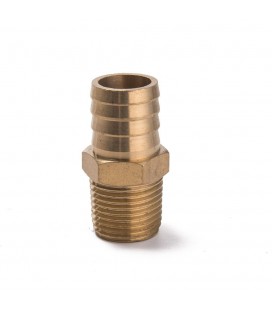 Nipple 12" to 19mm hose BRASS