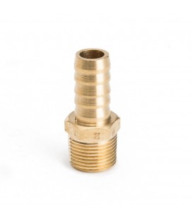 Nipple 38" to 12mm hose BRASS