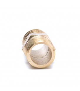 Nipple M16 to 16mm hose BRASS