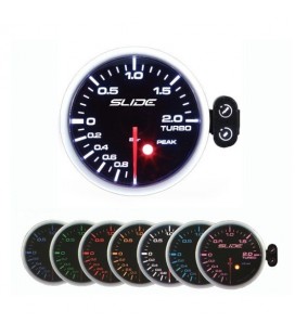 AUTO GAUGE SLIDE PK-SC 52mm - TURBO ELECTRIC -1 do 2 BAR