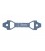 Car Battery Tie Down D1Spec 15cm silver