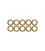 Copper spacer - 10mm, 3/8", 1/8" 10 szt