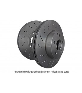 D1332D - Tarcze hamulcowe Premium Gładkie (Para) EBC Brakes MERCEDES-BENZ | SL-Class (R230)(SL350)