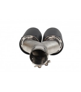 Double Exhaust Tip 2x101mm enter 65mm Carbon L