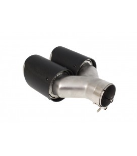 Double Exhaust Tip 2x89mm enter 57mm Carbon L