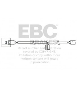 EFA158 - Czujnik zużycia klocków hamulcowych EBC Brakes AUDI | Q7 (4L) | PORSCHE | Cayenne (9PA) | PORSCHE | Cayenne (1st Gen)