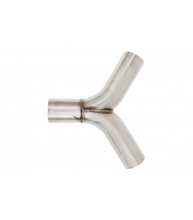 Exhaust tee 120st 51/63mm 304SS