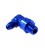 Flare male to male union adapter 90° AN6-1/4NPT