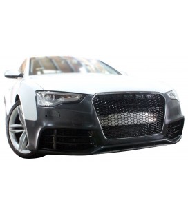 Front bumper + Grill Black Audi A5 8T 13-16 RS5 Style