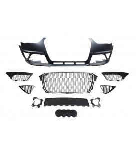 Front bumper + Grill Chrom-Black Audi A4 B8 13-16 RS4 Style