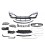 Front bumper Mercedes Benz W212 14-16 E63 Style