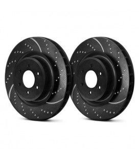 GD020 - Tarcze hamulcowe sportowe nacinane i nawiercane seria GD (Para) EBC Brakes VOLVO | 240 | 242 | 244 | 245 | 260