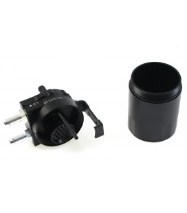 Oil catch tank 0.3L 10mm / 15mm TurboWorks PR Black